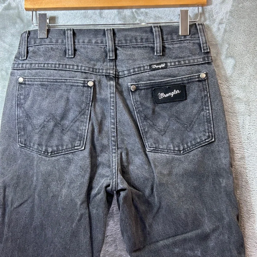 Wrangler‎ 933SEWK Cowboy Cut Mens Faded Black Straight Leg Jeans 29x30 Cotton